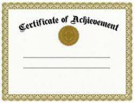 Certification